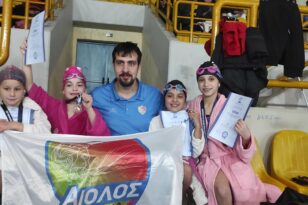 Επιτυχία ο Αίολος Αγυιάς, τη 2η θέση στο Εαρινό πρωτάθλημα κολύμβησης - Φωτογραφίες