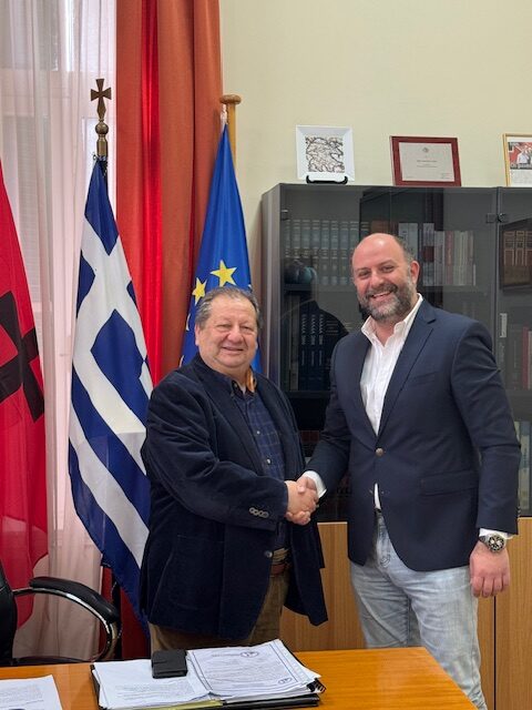 ΤΕΕ Δυτικής Ελλάδας: Συνάντηση Βαγγέλη Καραχάλιου με τον Δημήτρη Καλογερόπουλο για το «Δυτική Ελλάδα 2040»