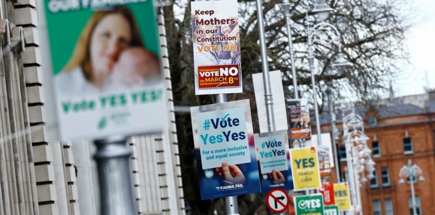Ιρλανδία: Δημοψήφισμα για τον εκσυγχρονισμό του Συντάγματος σχετικά με τις γυναίκες και την οικογένεια