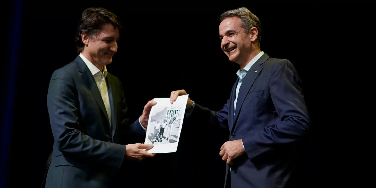 Montreal: Mitsotakis showed expatriates a photo of Trudeau 41 years ago from a visit to the Acropolis
 – 2024-03-26 11:59:09