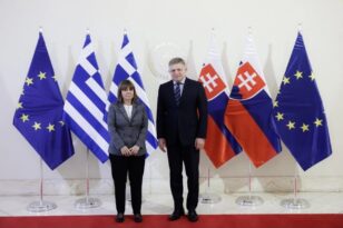 Σακελλαροπούλου: Συνάντηση με τον Πρωθυπουργό της Σλοβακίας
