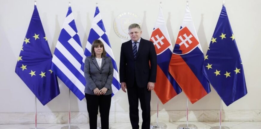Σακελλαροπούλου: Συνάντηση με τον Πρωθυπουργό της Σλοβακίας