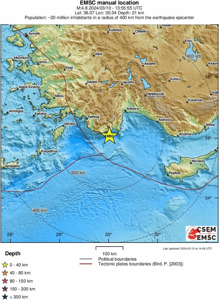 Νέος ισχυρός σεισμός στην Τουρκία - Πού έγινε αισθητός