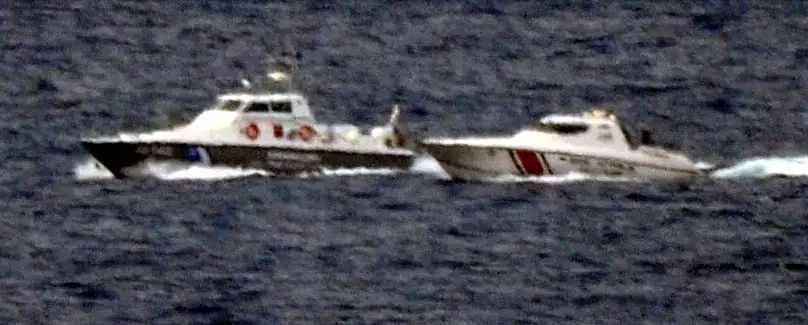 Ίμια: Τουρκική ακταιωρός μπήκε σε ελληνικά χωρικά ύδατα - Mια ανάσα από σκάφος του Λιμενικού ΦΩΤΟ - ΒΙΝΤΕΟ