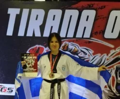 ΑΣ Αγωγή Πατρών: Χρυσό μετάλλιο taekwondo για την Ιωάννα Ραφαέλα Τσαγκάνη