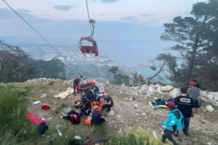 Τραγική κατάληξη είχε η βόλτα με τελεφερίκ στην Τουρκία – Επί ώρες «κρεμασμένοι στο κενό» οι επιβάτες