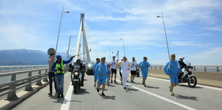 Η Γέφυρα είναι έτοιμη να υποδεχθεί την Ολυμπιακή Φλόγα