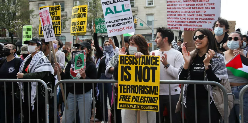 Χάος για τη Γάζα σε διάσημο πανεπιστήμιο των ΗΠΑ από διαδηλωτές