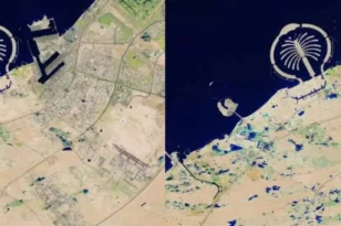 Πλημμύρες Ντουμπάι: Τι κατέγραψε πριν και μετά δορυφόρος από το διάστημα