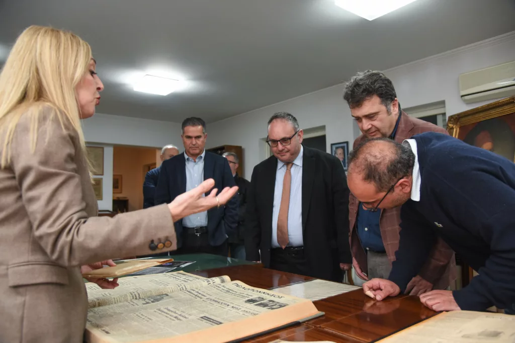 Πάτρα: Επίσκεψη του Παντελή Ορφανίδη στο Μουσείο της ΕΣΗΕΠΗΝ ΦΩΤΟ