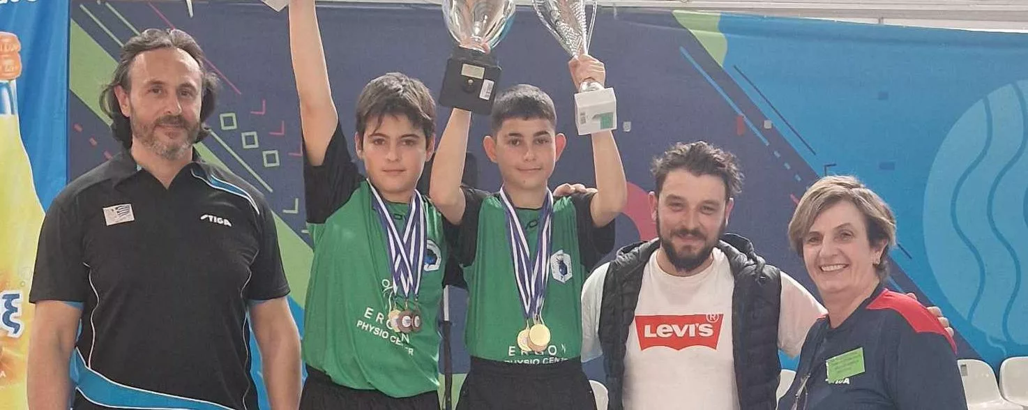 Champions of Greece in table tennis athletes of Ikaros Kastritsios
 – 2024-04-24 11:30:55