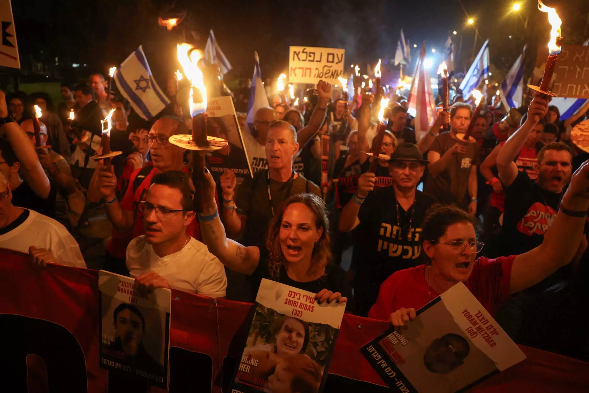 Ισραήλ: Στους δρόμους χιλιάδες Ισραηλινοί κατά του Νετανιάχου - ΦΩΤΟ