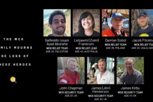 Γάζα: Οι επτά νεκροί εργαζόμενοι της αμερικανικής ΜΚΟ - Παραδοχή από τον Ισραηλινό Στρατό πως διέπραξε «σοβαρό λάθος»