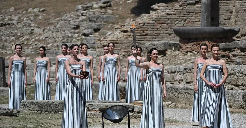 H επίσημη πρόβα της τελετής αφής της Ολυμπιακής Φλόγας στην Αρχαία Ολυμπία - Τι θα δούμε την Τρίτη