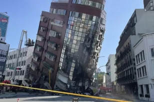Ταϊβάν: Η στιγμή που 10όροφο κτίριο καταρρέει μπροστά στους κατοίκους - ΒΙΝΤΕΟ