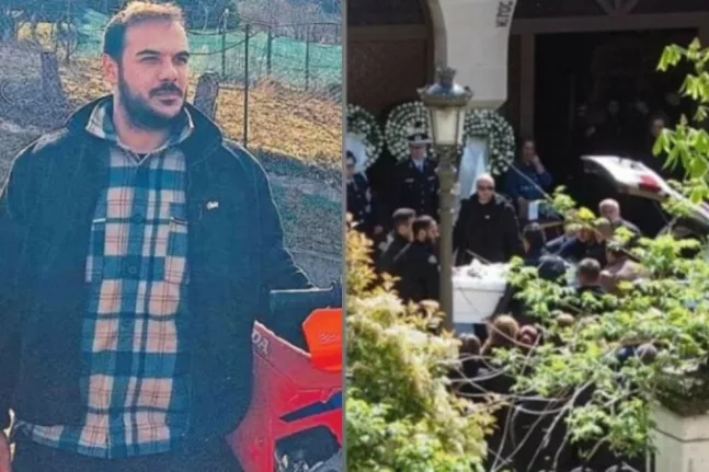 «Ράγισαν» και οι πέτρες στο τελευταίο αντίο στον αδικοχαμένο αστυνομικό που σκοτώθηκε στο Πασαλιμάνι