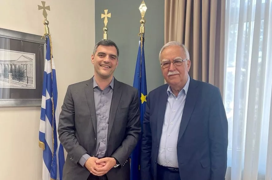 Meeting of Achaia ND politician Andreas Tsokos with the Mayor of Kalavryta Athanasios Papadopoulos
 – 2024-04-04 11:30:06