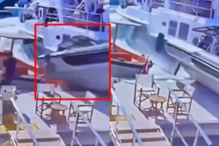 Μονακό: Ταχύπλοο έπεσε πάνω σε σκάφη και κατέληξε σε αποβάθρα ΒΙΝΤΕΟ