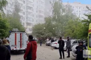 Ρωσία: Κατέρρευσε τμήμα πολυκατοικίας στο Μπέλγκοροντ ΒΙΝΤΕΟ