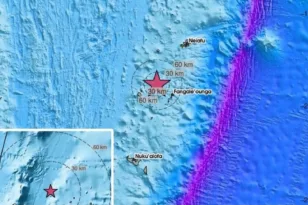 Ισχυρή σεισμική δόνηση στον στις νήσους Τόνκα