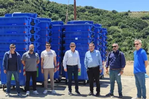 Αλεξόπουλος: Παραδόθηκαν οι πρώτοι από τους 1344 συνολικά «μπλε» κάδους ανακύκλωσης στον Δήμο Πατρέων
