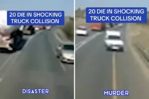 ΒΙΝΤΕΟ Φορτηγό επιχείρησε να προσπεράσει 15 οχήματα και σκότωσε 18 μαθητές!