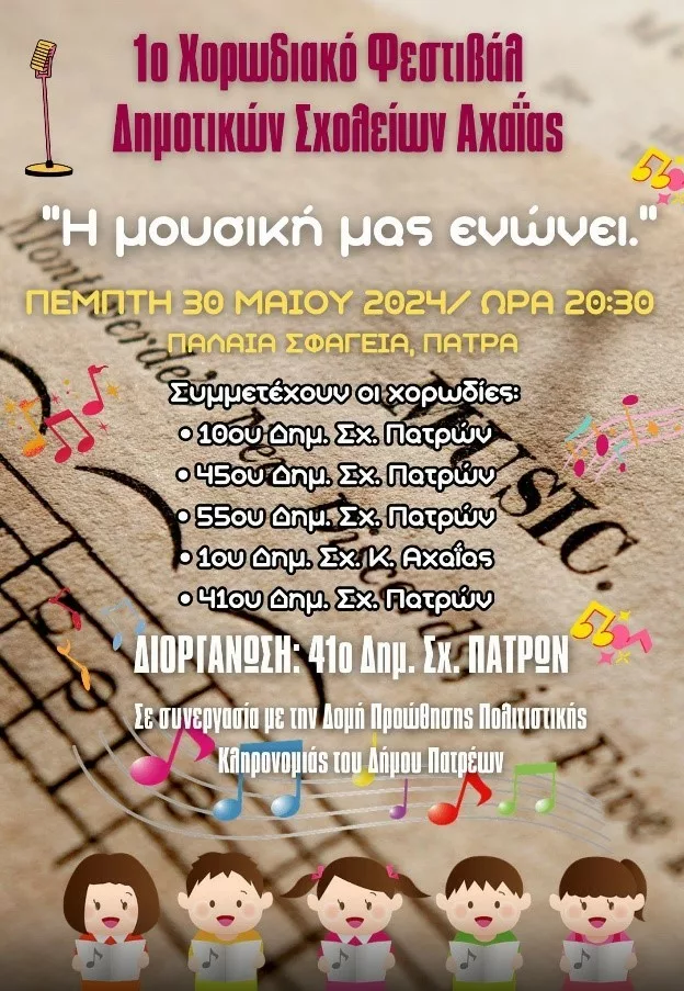 1st Choral Competition of Major Faculties of Achaia within the Outdated Slaughterhouses
 – 2024-06-01 22:02:53