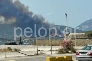 Αντίρριο: Λίγο καλύτερη η εικόνα της πυρκαγιάς – Άνοιξε η Ιόνια Οδός
