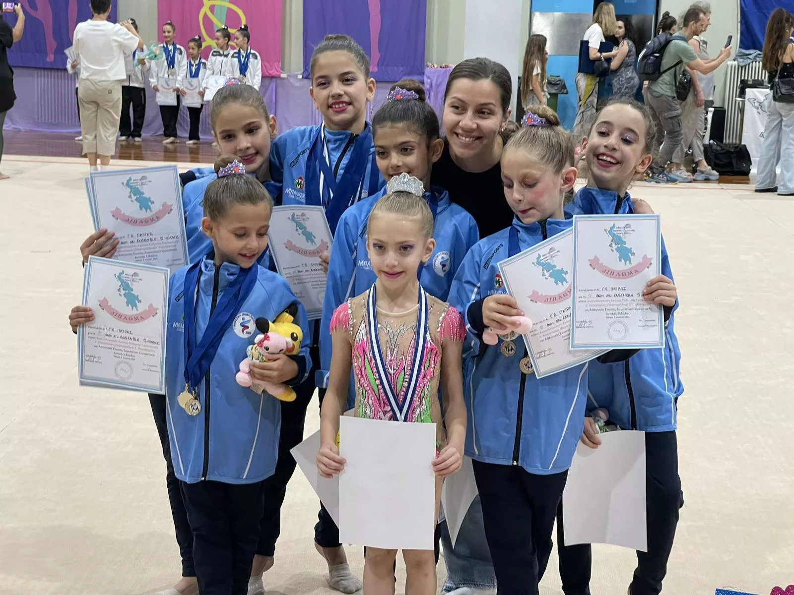 New distinctions for the feminine gymnasts of the Greek Athletic Affiliation of Patras
 – 2024-06-07 06:31:33