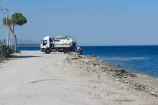 Τι άδειαζε ο… «αχόρταγος» στην παραλία Ρίου, η αντίδραση του Δήμου Πατρέων