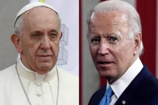 G7: Η τρυφερή στιγμή ανάμεσα στον Μπάιντεν και τον πάπα Φραγκίσκο – Ενώνουν τα μέτωπά τους