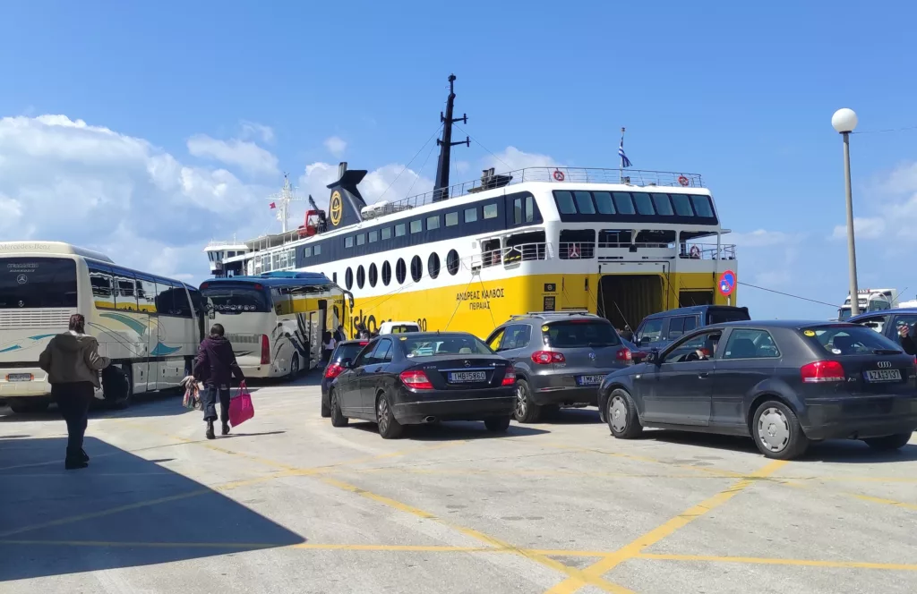 The ships are “tied up” in the ports