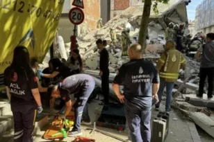 Κωνσταντινούπολη: Ανασύρθηκαν επιζώντες – Βίντεο από την κατάρρευση κτιρίου