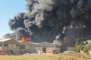 Ανασφάλιστο το εργοστάσιο που κάηκε στο Γομοστό Αχαΐας