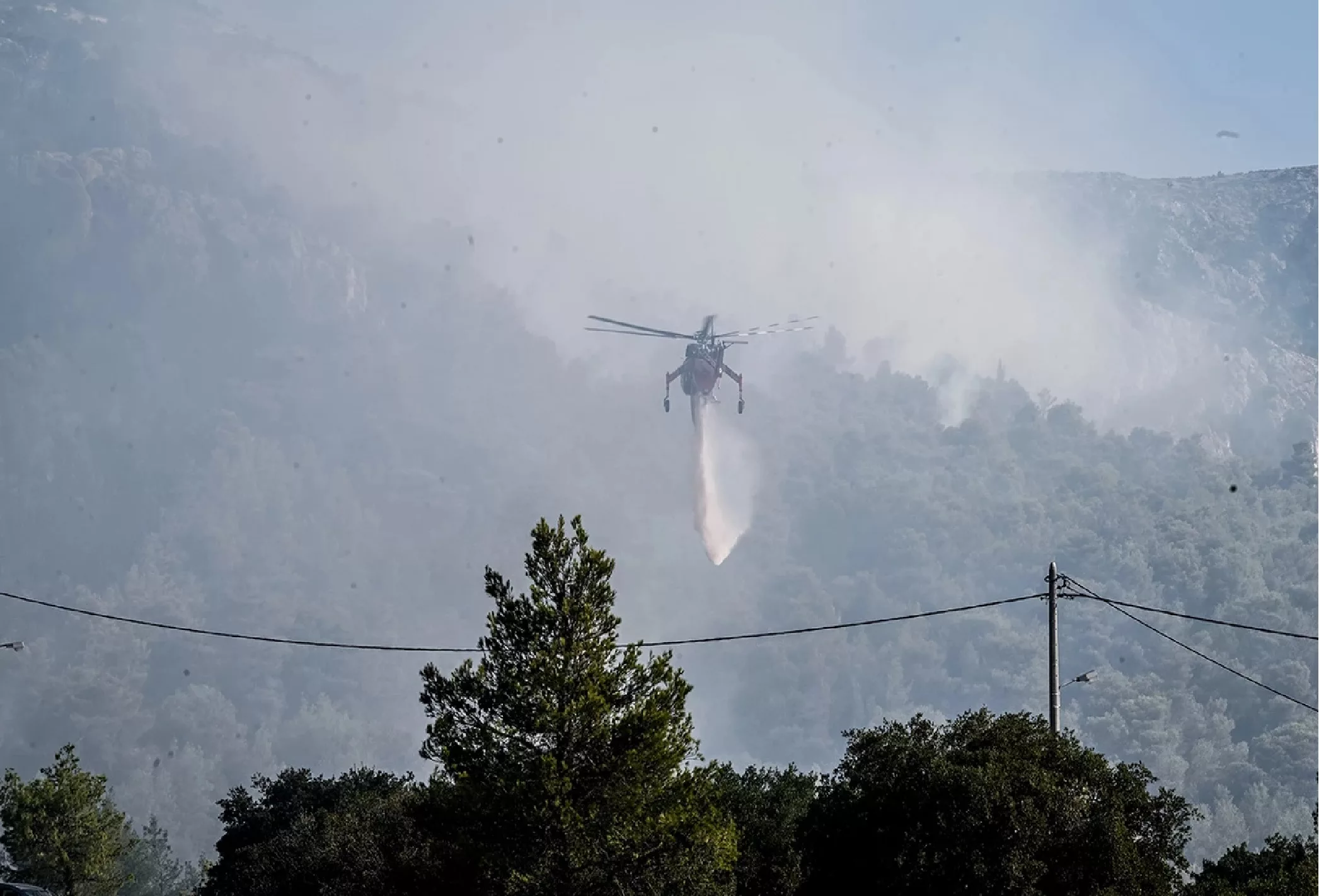Φωτιά στον Μύτικα Θήβας: 8 αεροσκάφη στη μάχη – 42 πυροσβέστες και 16 οχήματα