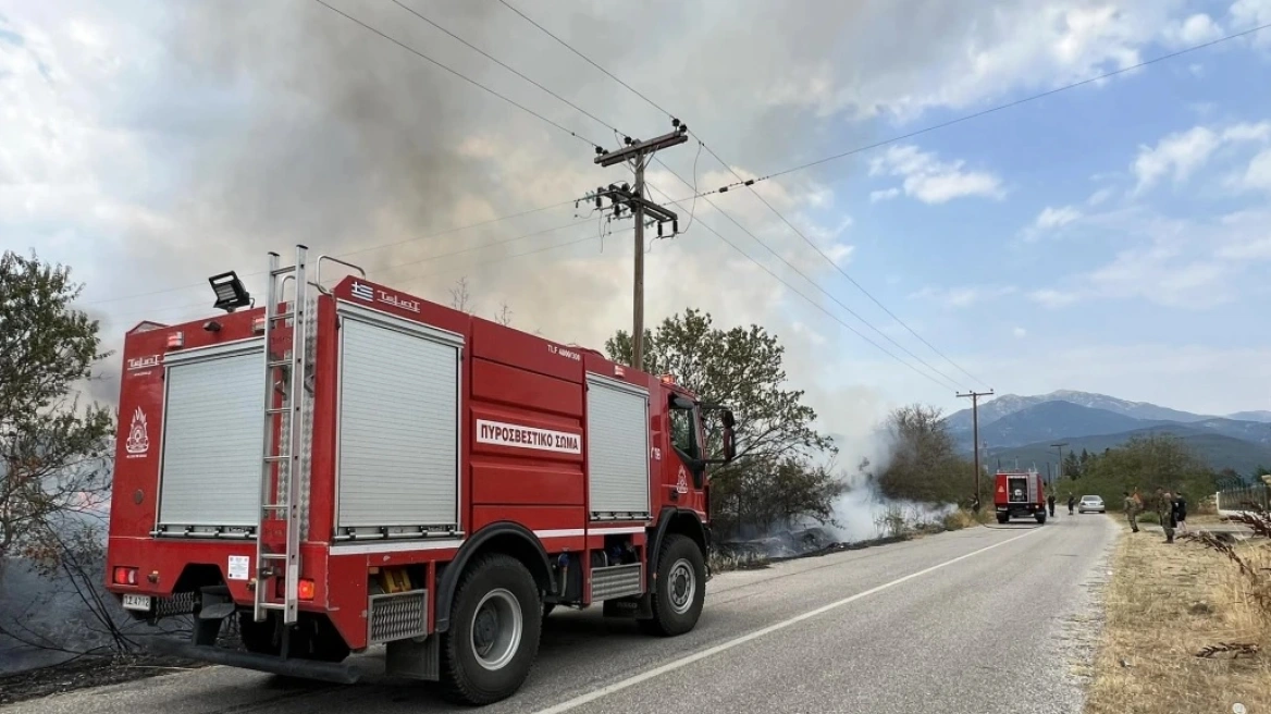 Fire in a forest area in Korytiani, Thesprotia
 – 2024-07-27 14:33:57