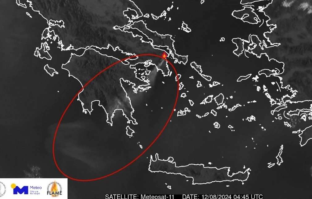 ΚΑΠΝΟΣ ΦΩΤΙΑ ΑΤΤΙΚΗ ΕΙΚΟΝΑ ΑΠΌ ΔΟΡΥΦΟΡΟ