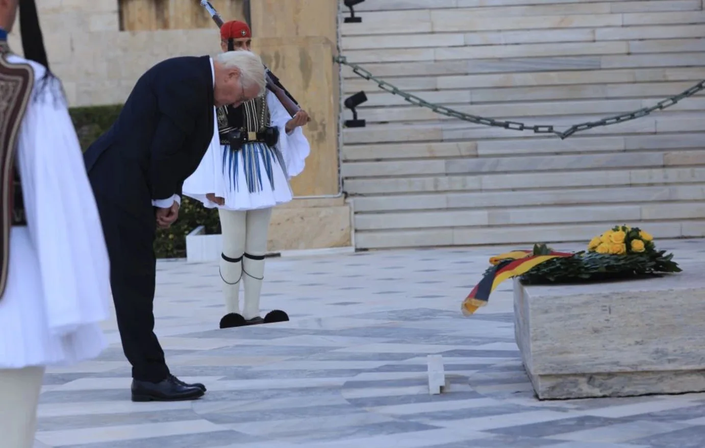 Steinmeier in Athens, meetings with Sakellaropoulou and Mitsotakis