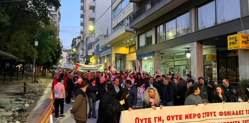 Πολυτεχνείο - πορεία - δήμος - εργατικό κέντρο