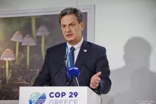 Σκυλακάκης στην COP29: Η κλιματική κρίση απαιτεί να δαπανηθούν τεράστια ποσά