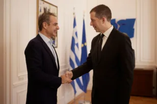 Μητσοτάκης: Σταθερή υποστήριξη της Ελλάδας στην ένταξη της Σερβίας στην ΕΕ ΦΩΤΟ