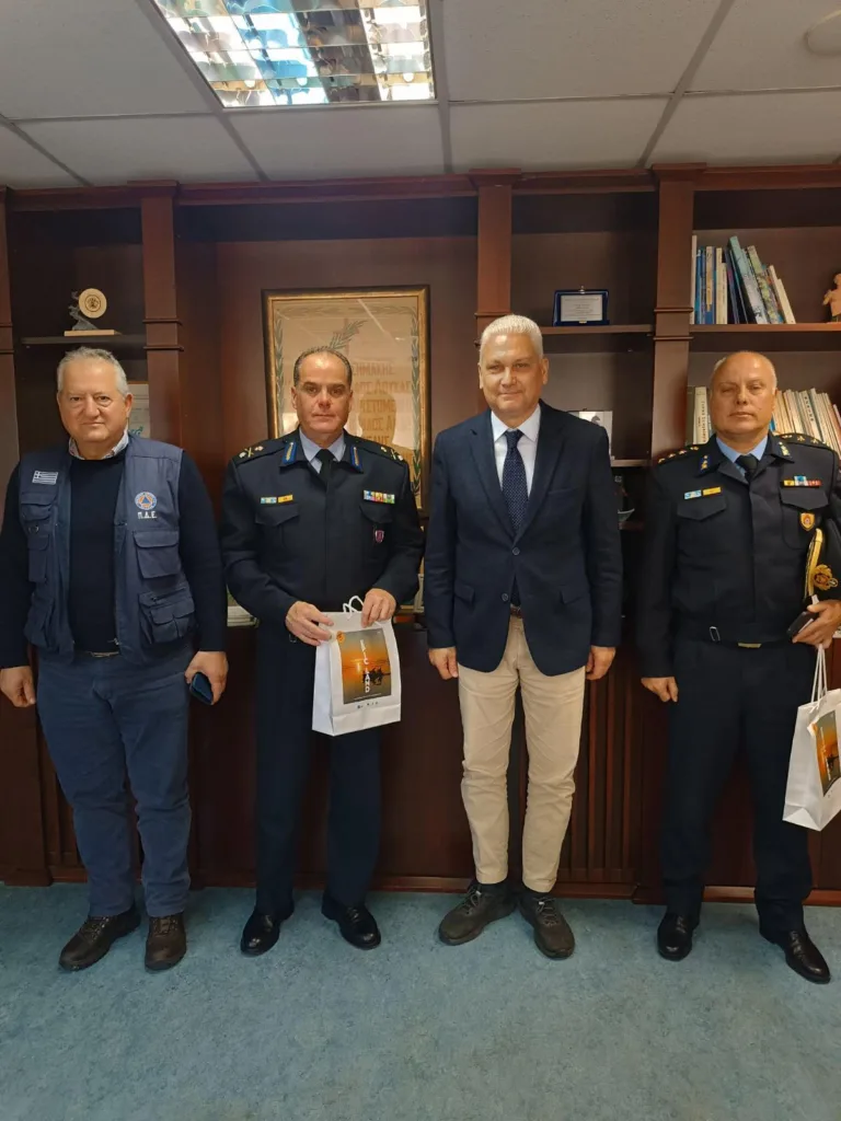 Συνάντηση Ζαΐμη με Γόντικα για πολιτική προστασία στη Δυτική Ελλάδα ΦΩΤΟ συνάντηση