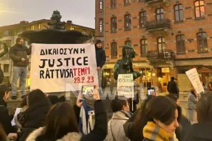 Γκέτεμποργκ: Συγκέντρωση για τα Τέμπη