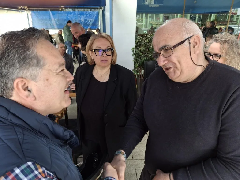 Πάτρα Ενωμένη: Στην Οβρυά ο Κώστας Σβόλης ΦΩΤΟ