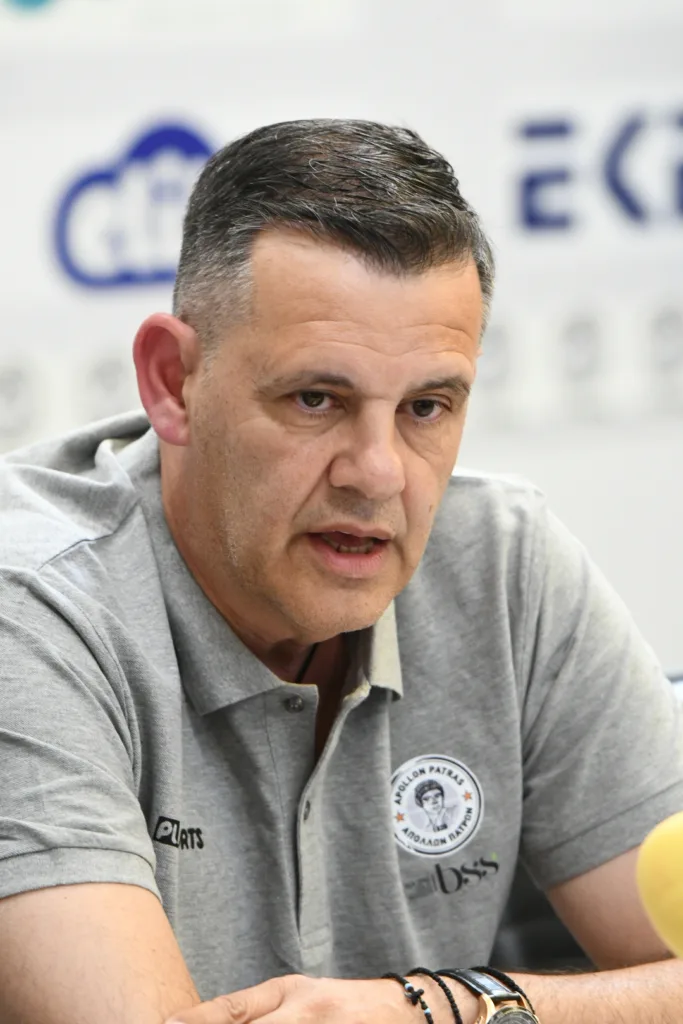 Ελευθεριάδης: «Ευτυχώς ή δυστυχώς, έχουμε μεγαλώσει στην Πάτρα και έχουμε μεγαλώσει με τον Απόλλωνα» ΦΩΤΟ