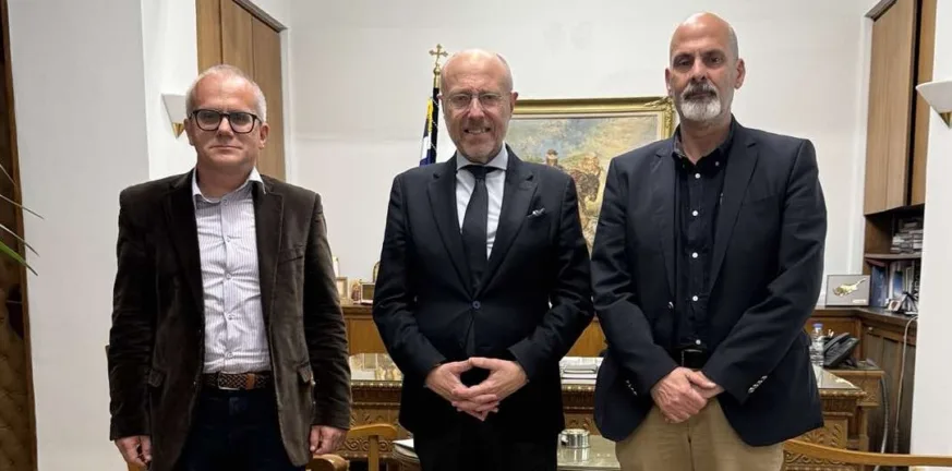 Συνάντηση Μπονάνου με τον υφυπουργό Υγείας Δημήτρη Βαρτζόπουλο για θέματα ψυχικής Υγείας Μπονάνου