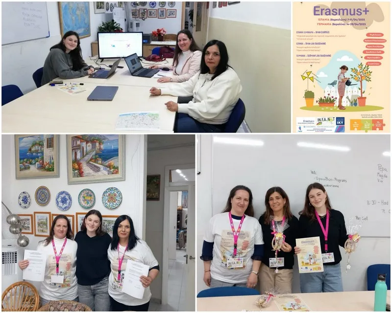 Τα Νηπιαγωγεία της Πάτρας ανοίγουν τα φτερά τους στην Ευρώπη μέσω Erasmus+