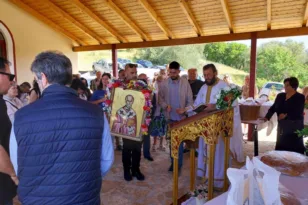 Γιορτή στον Αγιο Νικόλαο στα Πανουσέικα