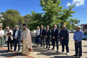 Δυτ. Αχαϊα: Τελετή στον Ιερό Ναό Αγίου Γεωργίου Απιδεώνα