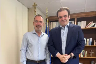 Ανδρέας Κατσανιώτης: Συνάντηση με τον Υπουργό Εθνικής Οικονομίας και Οικονομικών Κυριάκο Πιερρακάκη